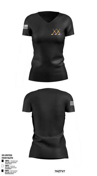 Womens Short Sleeve Vneck Shirt, 5-20 Infantry, Sniper section, Army, Teamtime, Team time, sublimation, custom sports apparel, team uniforms, spirit wear, spiritwear, sports uniforms, custom shirts, team store, custom team store, fundraiser sports, apparel fundraiser