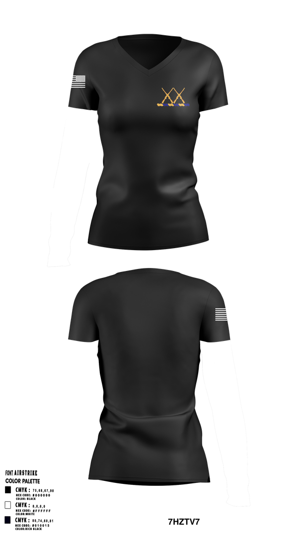 Womens Short Sleeve Vneck Shirt, 5-20 Infantry, Sniper section, Army, Teamtime, Team time, sublimation, custom sports apparel, team uniforms, spirit wear, spiritwear, sports uniforms, custom shirts, team store, custom team store, fundraiser sports, apparel fundraiser