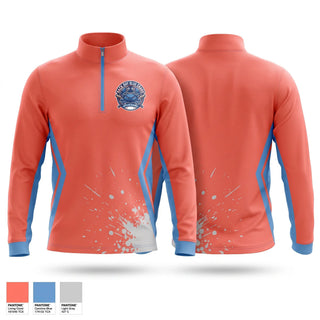 Quarter Zip Jacket, Back bay blue crabs, Baseball, Teamtime, Team time, sublimation, custom sports apparel, team uniforms, spirit wear, spiritwear, sports uniforms, custom shirts, team store, custom team store, fundraiser sports, apparel fundraiser