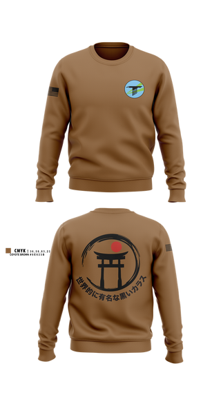 Crew Neck Sweatshirt, World Famous Black Ravens, , Teamtime, Team time, sublimation, custom sports apparel, team uniforms, spirit wear, spiritwear, sports uniforms, custom shirts, team store, custom team store, fundraiser sports, apparel fundraiser