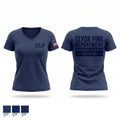 Clyde fire department Women's Short Sleeve V-neck Shirt - 1