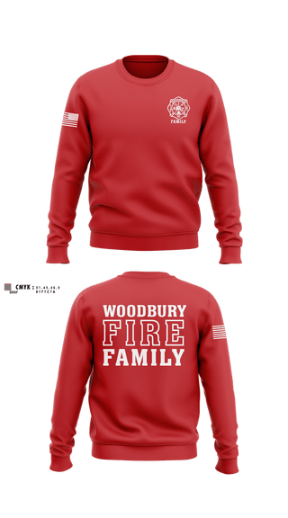 Crew Neck Sweatshirt, WFD Family, Fire Department, Teamtime, Team time, sublimation, custom sports apparel, team uniforms, spirit wear, spiritwear, sports uniforms, custom shirts, team store, custom team store, fundraiser sports, apparel fundraiser