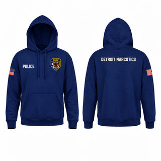 Hoodie, Detroit narcotics, Police, Teamtime, Team time, sublimation, custom sports apparel, team uniforms, spirit wear, spiritwear, sports uniforms, custom shirts, team store, custom team store, fundraiser sports, apparel fundraiser