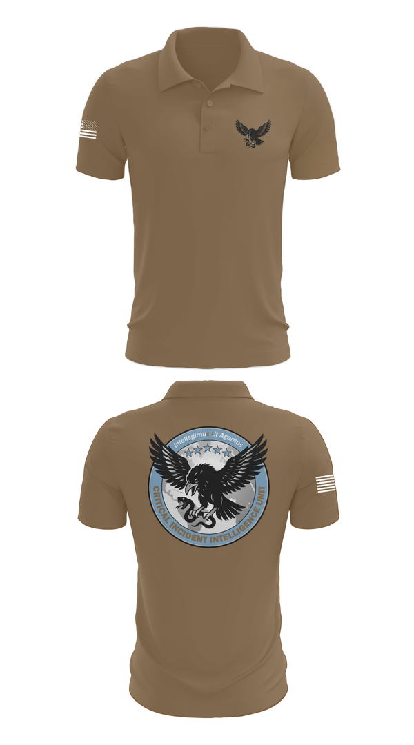 Short Sleeve Performance Polo, Critical Incident Intelligence Unit, , Teamtime, Team time, sublimation, custom sports apparel, team uniforms, spirit wear, spiritwear, sports uniforms, custom shirts, team store, custom team store, fundraiser sports, apparel fundraiser