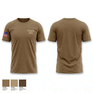 Old School Cotton Feel Shirt, 7230th MSU, Army, Teamtime, Team time, sublimation, custom sports apparel, team uniforms, spirit wear, spiritwear, sports uniforms, custom shirts, team store, custom team store, fundraiser sports, apparel fundraiser
