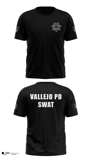 Old School Cotton Feel Shirt, Vallejo PD SWAT, Police, Teamtime, Team time, sublimation, custom sports apparel, team uniforms, spirit wear, spiritwear, sports uniforms, custom shirts, team store, custom team store, fundraiser sports, apparel fundraiser