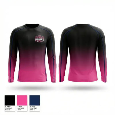 Pittsburgh Ballers 23897996 Long Sleeve Performance Shirt 1