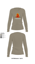 1st Bn 2mar 2nd MarDiv 35824328 Women's Long Sleeve V-neck Shirt - 62