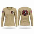 420 Women's Long Sleeve V-neck Shirt - 1