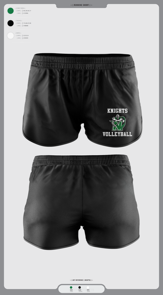 Womens Shorts, Nordonia Knights Volleyball, Men's Volleyball, Teamtime, Team time, sublimation, custom sports apparel, team uniforms, spirit wear, spiritwear, sports uniforms, custom shirts, team store, custom team store, fundraiser sports, apparel fundraiser
