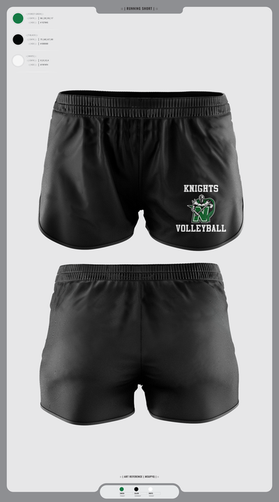 Nordonia Knights Volleyball 89412151 Women's Shorts - 2