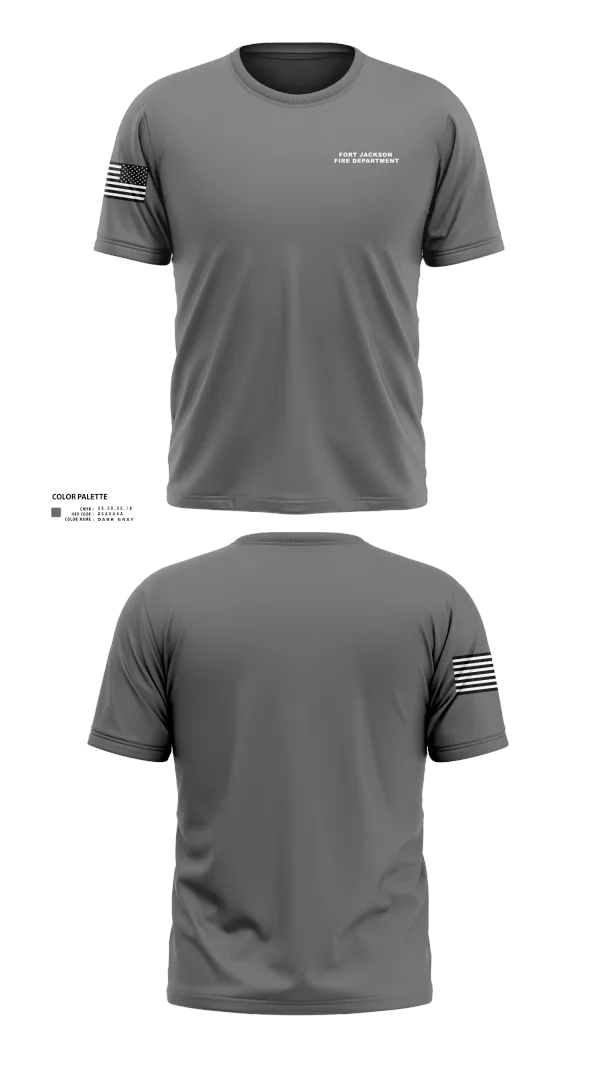 Old School Cotton Feel Shirt, Fort Jackson Fire Department, , Teamtime, Team time, sublimation, custom sports apparel, team uniforms, spirit wear, spiritwear, sports uniforms, custom shirts, team store, custom team store, fundraiser sports, apparel fundraiser