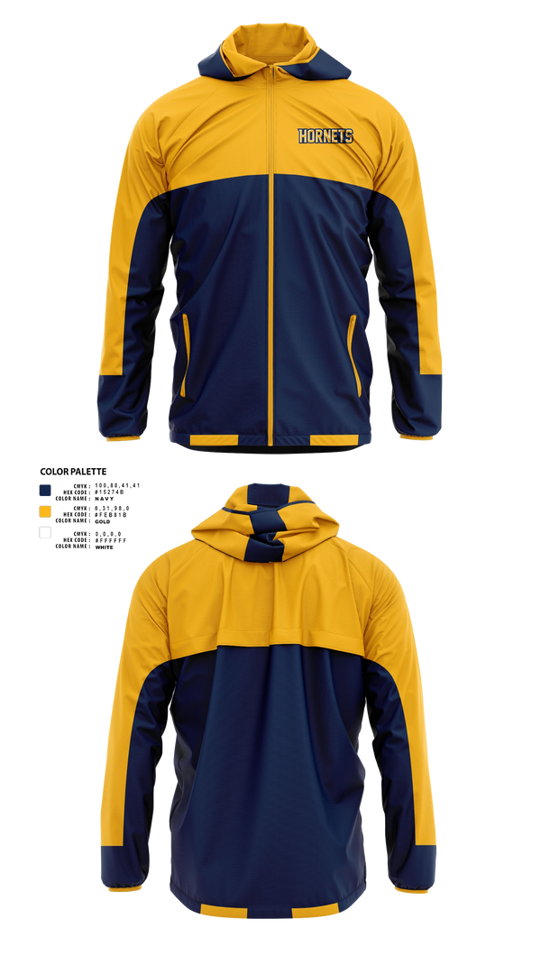 Windbreaker, Harpursville Hornets, Women's Basketball, Teamtime, Team time, sublimation, custom sports apparel, team uniforms, spirit wear, spiritwear, sports uniforms, custom shirts, team store, custom team store, fundraiser sports, apparel fundraiser