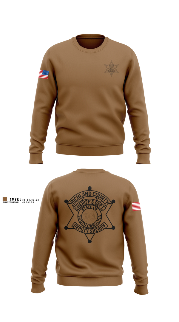 Crew Neck Sweatshirt, RCSD, Police, Teamtime, Team time, sublimation, custom sports apparel, team uniforms, spirit wear, spiritwear, sports uniforms, custom shirts, team store, custom team store, fundraiser sports, apparel fundraiser