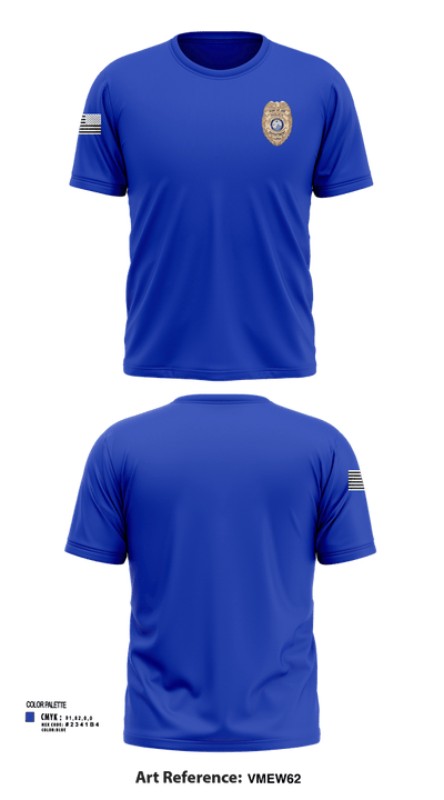 Port St. Joe Police Department 39713109 Short Sleeve Performance Shirt - 2