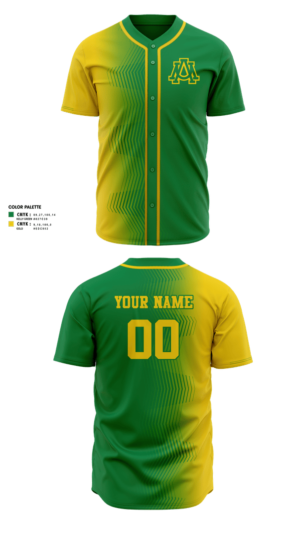 Full Button Baseball Jersey, AUM, Softball, Teamtime, Team time, sublimation, custom sports apparel, team uniforms, spirit wear, spiritwear, sports uniforms, custom shirts, team store, custom team store, fundraiser sports, apparel fundraiser