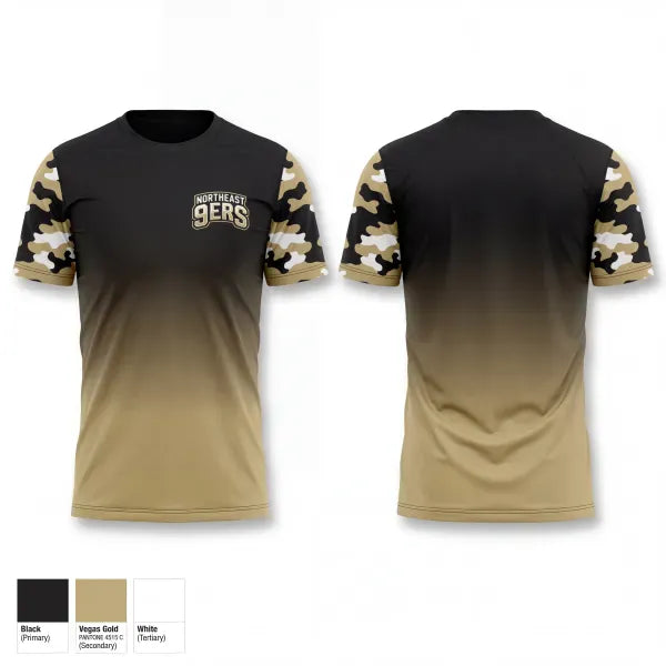 Short Sleeve Performance Shirt, Northeast 9ers, Softball, Teamtime, Team time, sublimation, custom sports apparel, team uniforms, spirit wear, spiritwear, sports uniforms, custom shirts, team store, custom team store, fundraiser sports, apparel fundraiser