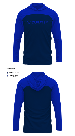 Long Sleeve Hooded Sun Shirt, Duratex, , Teamtime, Team time, sublimation, custom sports apparel, team uniforms, spirit wear, spiritwear, sports uniforms, custom shirts, team store, custom team store, fundraiser sports, apparel fundraiser