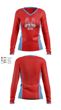 USJ Bruins Women's Long Sleeve V-neck Shirt - 3