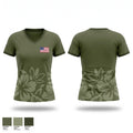 VFW Post 8346 Women's Short Sleeve V-neck Shirt - 1