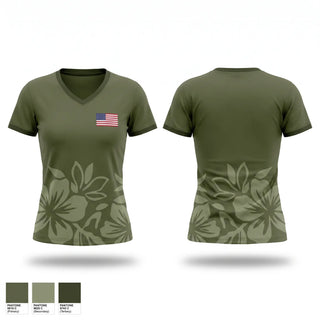 Womens Short Sleeve Vneck Shirt, VFW Post 8346, , Teamtime, Team time, sublimation, custom sports apparel, team uniforms, spirit wear, spiritwear, sports uniforms, custom shirts, team store, custom team store, fundraiser sports, apparel fundraiser