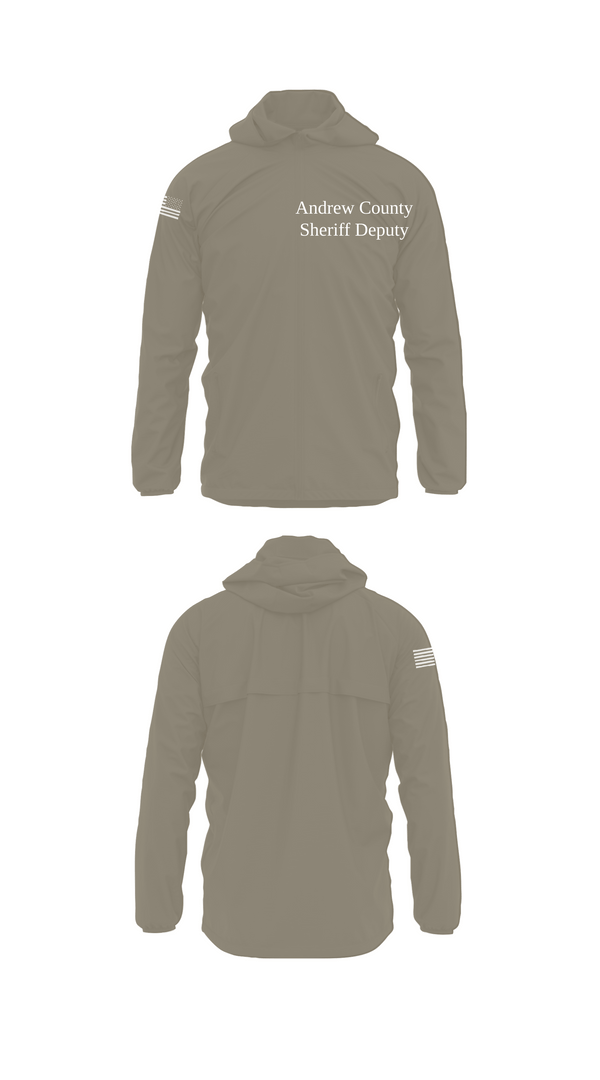 Windbreaker, Andrew County Sheriff Deputy, Police, Teamtime, Team time, sublimation, custom sports apparel, team uniforms, spirit wear, spiritwear, sports uniforms, custom shirts, team store, custom team store, fundraiser sports, apparel fundraiser