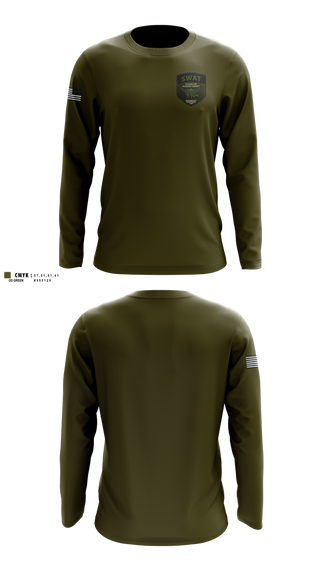 Long Sleeve Performance Shirt, Rochester-Olmsted County SWAT, Police, Teamtime, Team time, sublimation, custom sports apparel, team uniforms, spirit wear, spiritwear, sports uniforms, custom shirts, team store, custom team store, fundraiser sports, apparel fundraiser