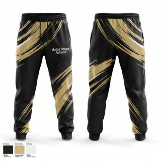 Sweatpants, Baton Rouge Falcons, Women's Basketball, Teamtime, Team time, sublimation, custom sports apparel, team uniforms, spirit wear, spiritwear, sports uniforms, custom shirts, team store, custom team store, fundraiser sports, apparel fundraiser