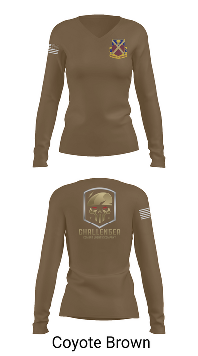 Challenger Company 82486130 Women's Long Sleeve V-neck Shirt - 17