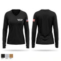 Camden Police Department 23987422 Women's Long Sleeve V-neck Shirt - 1