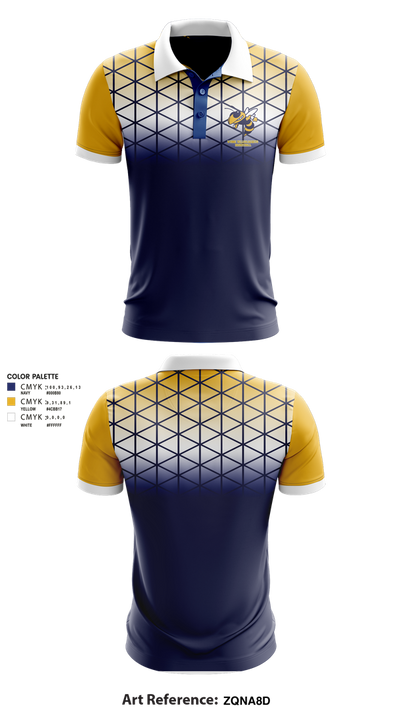 Wynne Yellowjackets 3239649 Short Sleeve Performance Polo - 1