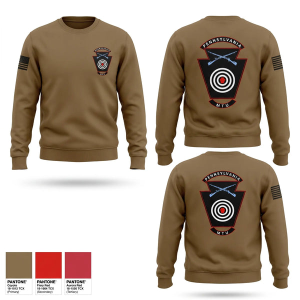 Crew Neck Sweatshirt, Marksmanship training unit, National Guard, Teamtime, Team time, sublimation, custom sports apparel, team uniforms, spirit wear, spiritwear, sports uniforms, custom shirts, team store, custom team store, fundraiser sports, apparel fundraiser