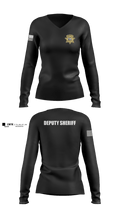 Florence County Sheriff's Office 18627960 Women's Long Sleeve V-neck Shirt - 1