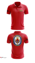 USS Nebraska 45293646 Short Sleeve Performance Polo - 3