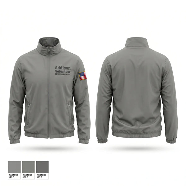 Windbreaker, Addison Volunteer Fire Department, Fire Department, Teamtime, Team time, sublimation, custom sports apparel, team uniforms, spirit wear, spiritwear, sports uniforms, custom shirts, team store, custom team store, fundraiser sports, apparel fundraiser