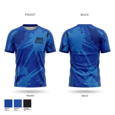 JBHS ROYALS Soft Poly Tee Cotton Like Feel - 1