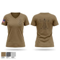 NMCB THREE 40013716 Women's Short Sleeve V-neck Shirt - 1