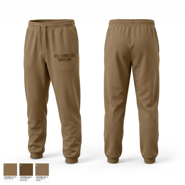 Sweatpants, Uss Tennessee Radio DIV, Navy, Teamtime, Team time, sublimation, custom sports apparel, team uniforms, spirit wear, spiritwear, sports uniforms, custom shirts, team store, custom team store, fundraiser sports, apparel fundraiser