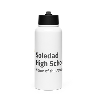 Soledad High School Cheer 88814096 Stainless Steel Water Bottle with a Straw Lid