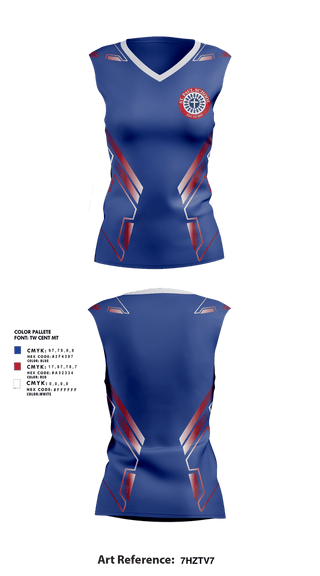Sleeveless Performance Shirt, PANTHERS, Women's Volleyball, Teamtime, Team time, sublimation, custom sports apparel, team uniforms, spirit wear, spiritwear, sports uniforms, custom shirts, team store, custom team store, fundraiser sports, apparel fundraiser