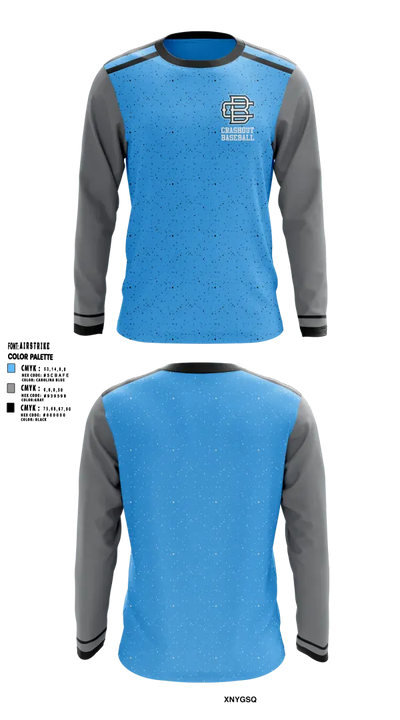 Crashout Baseball 89239414 Long Sleeve Performance Shirt 1