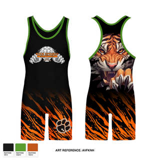 Wrestling Singlet, Rock Springs Tigers, Wrestling, Teamtime, Team time, sublimation, custom sports apparel, team uniforms, spirit wear, spiritwear, sports uniforms, custom shirts, team store, custom team store, fundraiser sports, apparel fundraiser