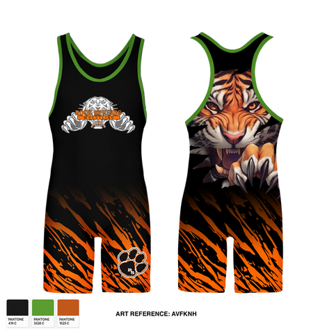 Wrestling Singlet, Rock Springs Tigers, Wrestling, Teamtime, Team time, sublimation, custom sports apparel, team uniforms, spirit wear, spiritwear, sports uniforms, custom shirts, team store, custom team store, fundraiser sports, apparel fundraiser