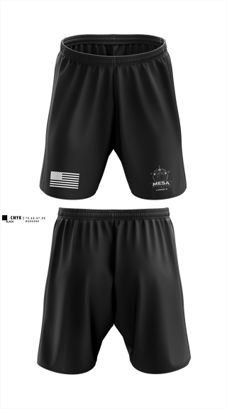 Athletic Shorts With Pockets, Mesa FOP, , Teamtime, Team time, sublimation, custom sports apparel, team uniforms, spirit wear, spiritwear, sports uniforms, custom shirts, team store, custom team store, fundraiser sports, apparel fundraiser