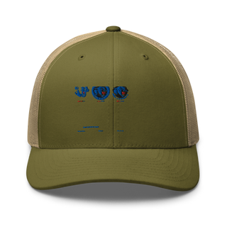 Curlew High School Volleyball 26335411 Retro Trucker Hat | Yupoong 6606