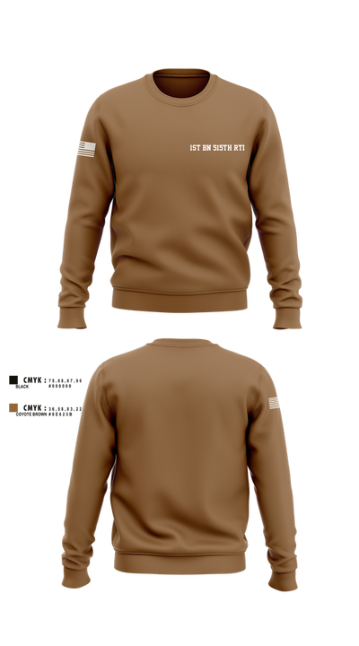 1st BN 515th RTI 17257625 Crew Neck Sweatshirt - 1