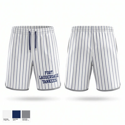 Fort Lauderdale Yankees Athletic Shorts With Pockets - 1