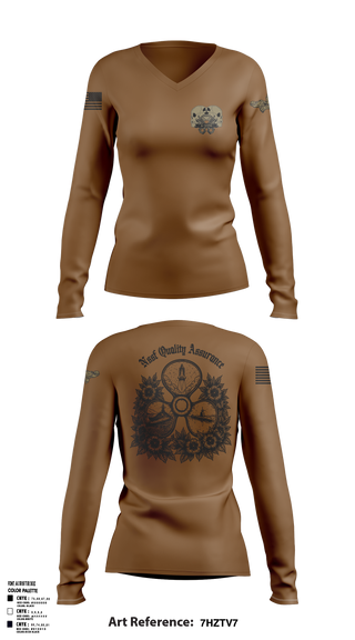 Womens Long Sleeve Vneck Shirt, NSSF, Navy, Teamtime, Team time, sublimation, custom sports apparel, team uniforms, spirit wear, spiritwear, sports uniforms, custom shirts, team store, custom team store, fundraiser sports, apparel fundraiser