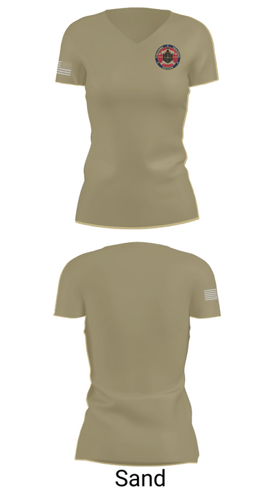 Firearms Training Section 83770215 Women's Short Sleeve V-neck Shirt - 84
