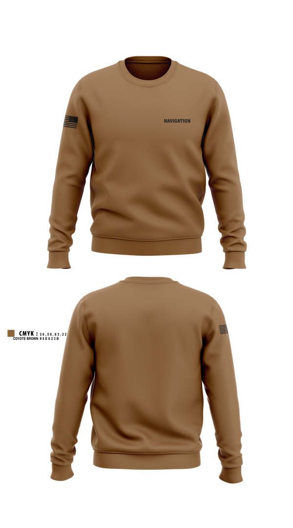 Crew Neck Sweatshirt, NAVIGATION, Navy, Teamtime, Team time, sublimation, custom sports apparel, team uniforms, spirit wear, spiritwear, sports uniforms, custom shirts, team store, custom team store, fundraiser sports, apparel fundraiser
